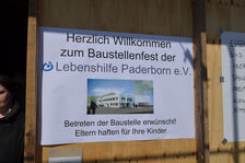 Baustellenfest beim Neubauprojekt der Lebenshilfe Paderborn