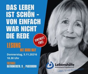 Lesung Doro May Leben schön