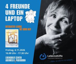 Doro May Lesung, Plakat, Querformat